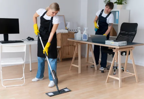 Nettoyage de bureau professionnel à Saint-Denis-de-Gastines